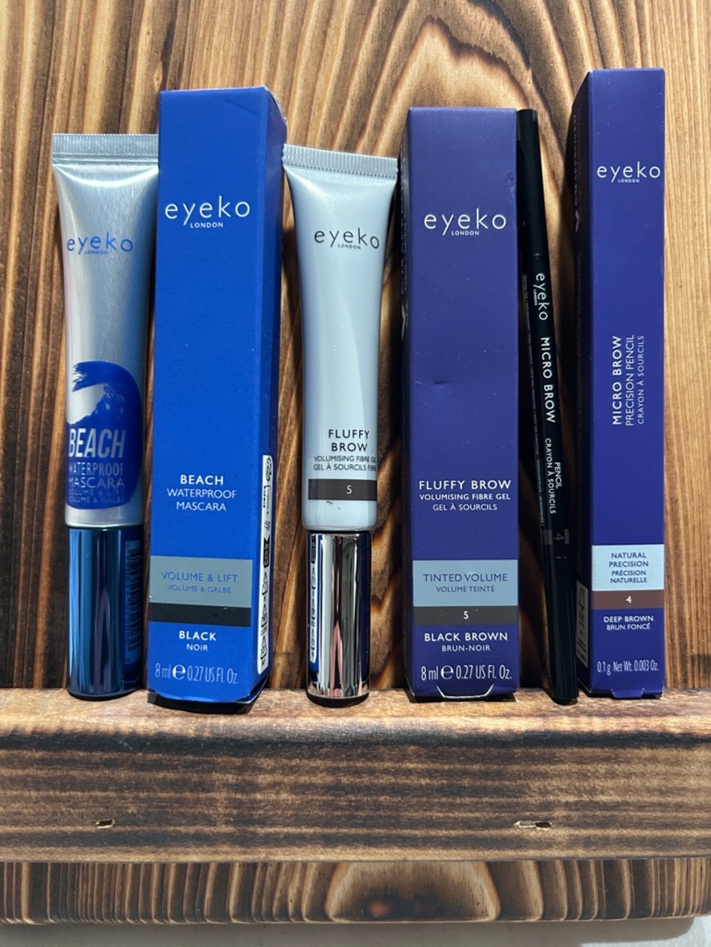 Eyeko Lash & Brow Set in Blue and Black Brown